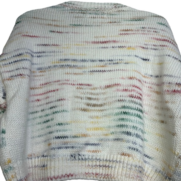 Urban Outfitters Wool Sweater, Small, Ivory Cropped, Chunky Knit - Picture 8 of 11